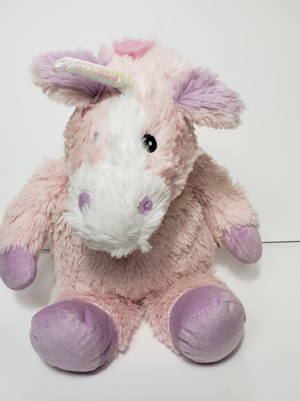Warmies Pink Unicorn Plush 15" Microwavable Soother